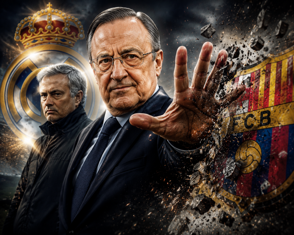 Florentino Pérez e José Mourinho repetem a receita de 2010 no Real Madrid para tentar derrubar o Barcelona. Veja a análise completa do mercado no EdPlayTV.