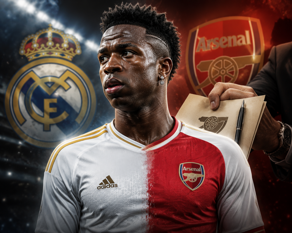 Vini Jr, Arsenal, Real Madrid, Premier League, Mercado da Bola, Transferencias, Lance, EdPlayTV