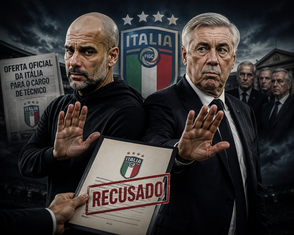 Guardiola, Ancelotti, Selecao Italiana, Italia, Mercado da Bola, Futebol Internacional, Folha BV, EdPlayTV