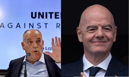 Javier Tebas, Gianni Infantino, FIFA, LaLiga, Calendario do Futebol, UOL, EdPlayTV